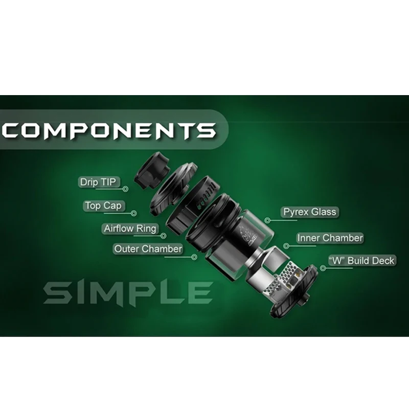 الأصلي ThunderHead Creations Blaze Max RTA 5.5 مللي/7 مللي البخاخة المزدوج لفائف 30 مللي متر 510 موضوع علوي ملء السجائر الإلكترونية #3