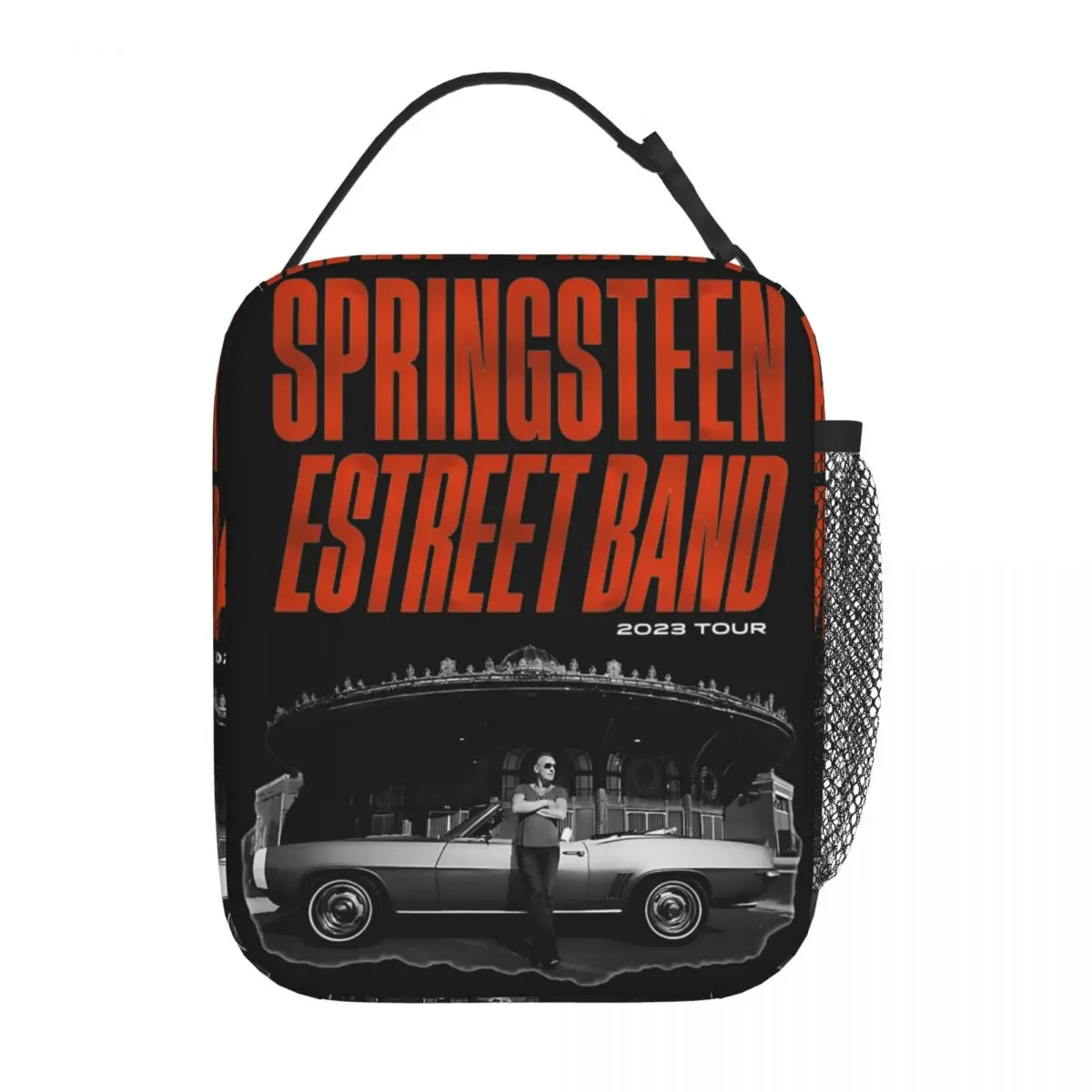 Bruce Springsteen 2024 World Tour Thermal Insulated Lunch Bags Cool Singer Portable Food Bag Container Thermal Cooler Lunch Box