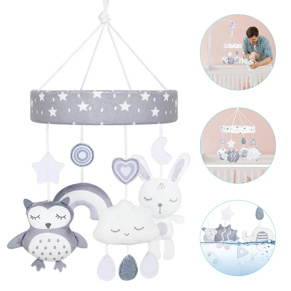 

Baby Crib Boy Mobile for Boys Hanging Toy Decor Mobiles Accessories Rainbow Toys