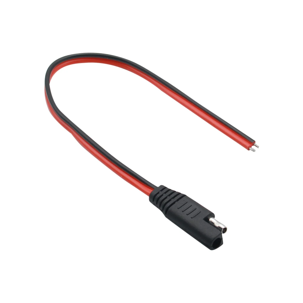 

Удлинительный кабель с разъемом SAE 18AWG 30 см, быстрый разъем, разъединительная вилка, автомобильный удлинительный кабель, кабель солнечной панели, провод