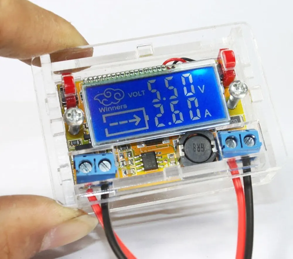 

DC-DC Adjustable Step-down and Stabilized Power Supply Module with Display LCD Screen with Voltmeter Ammeter