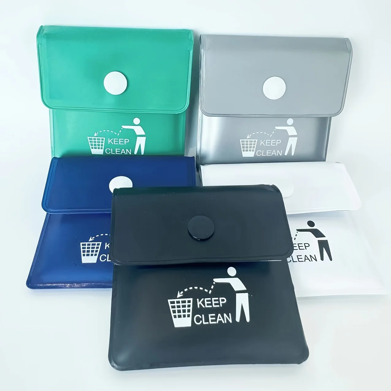 2PCS Ashtrays For Cigarettes, EVA Fire/Smell Proof Portable Ashtray Pouch, Outdoor Butt Disposal Bag, Smoking Accessories