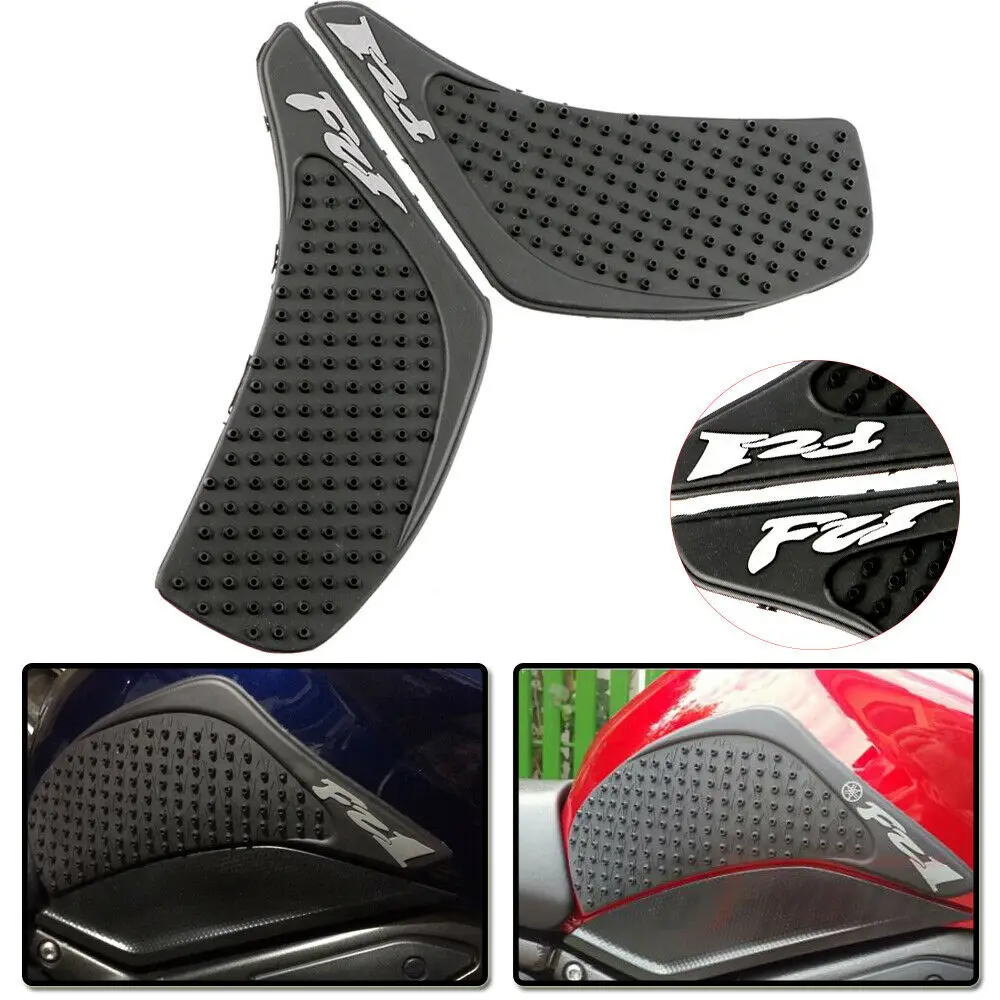 Motorcycle Anti slip Tank Pad Side Sticker Protector Gas Knee Grip Traction Decal For YAMAHA FZ1 FZ1N FZ1S 2007-2016