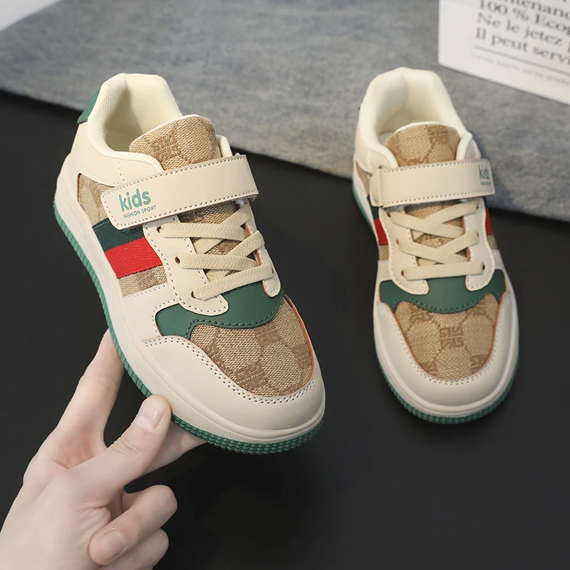 

Boys' shoes 2025 new style children's canvas shoes breathable student sports shoes large children's casual board shoes