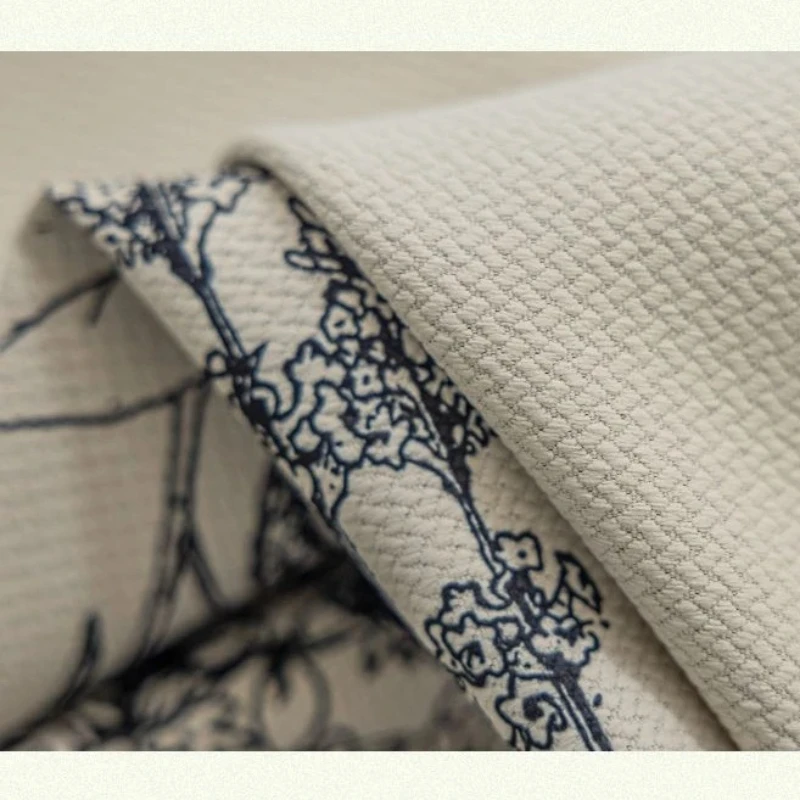 85% Blackout Living Room Window Stitching Curtains Bedroom Curtains Drapes Pastoral Curtain