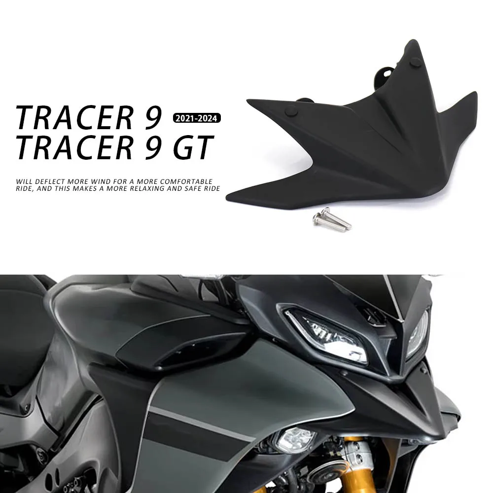

TRACER 9 Tracer9 GT New Black Front Wheel Fender Beak Nose Cone Extension Cover For YAMAHA Tracer 900 GT Tracer900 2021