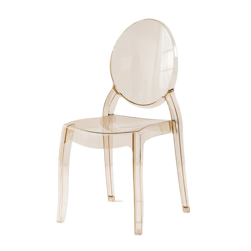 Sedia in acrilico trasparente