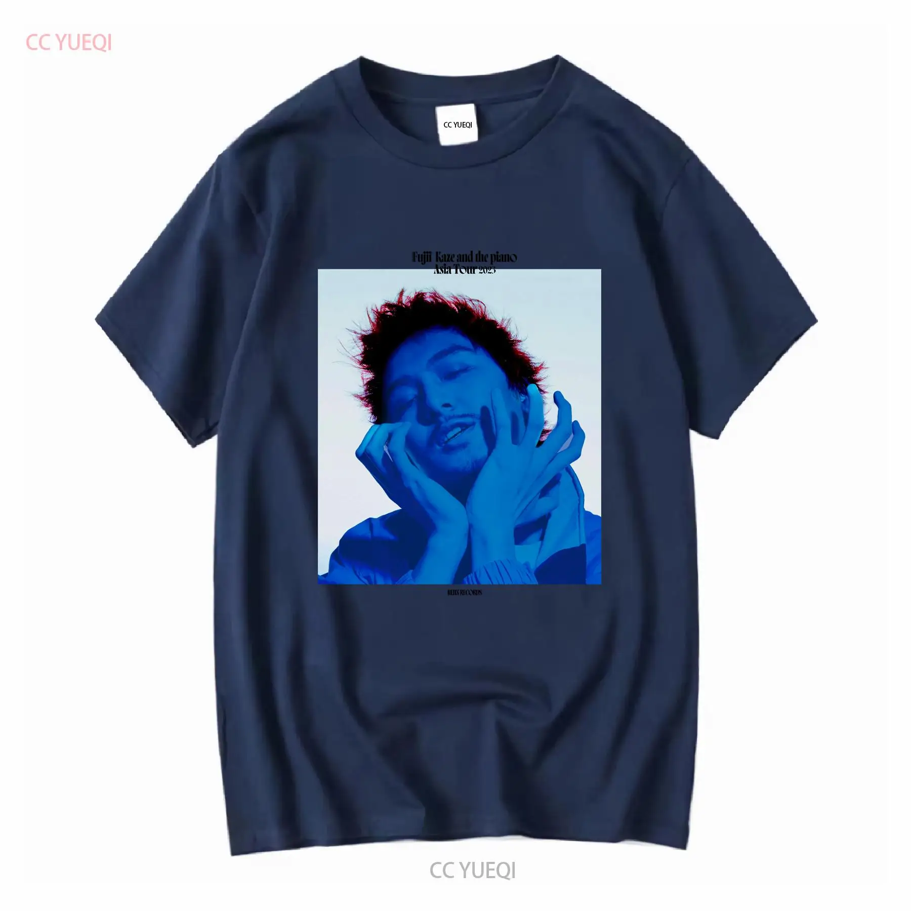 T Shirt Fujii Kaze Blue White L Size And The Piano Asia Tour