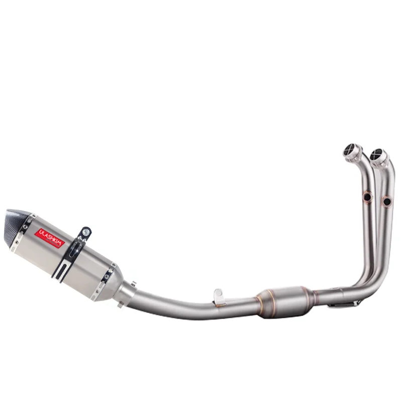 CFmoto 450SR Motorcycle Exhaust Contact Middle Pipe Slip On For CFmotor cf450SR  Exhaust Muffler Escape