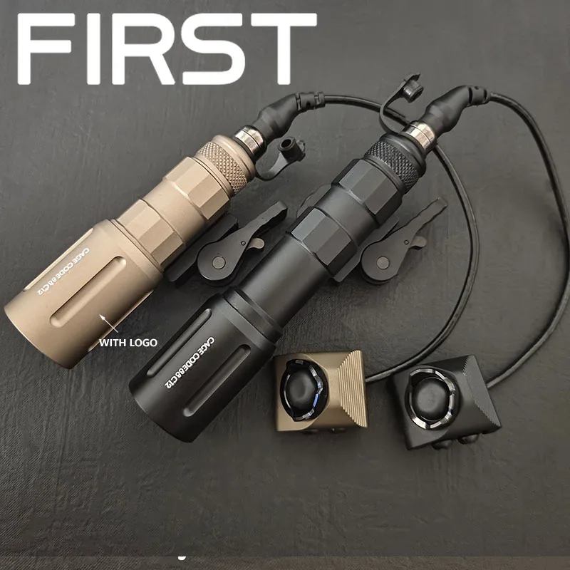 Tactical UN Mark Flashligh Metal V2 Flashlight Scout light  With Pressur Switch  Rifle Scout Weapon Light  20MM Picatinny Raill