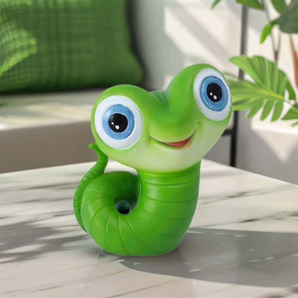 

Креативная мультяшная мини-статуя кобры, забавная маленькая фигурка змеи ручной работы, изделия из смолы, имитация животного, скульптура для дома