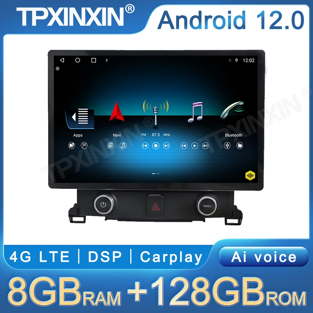 Android 12 Car Radio Multimedia Player For Toyota ALPHARD Vellfire ANH20 2007-2013 2014 Stereo GPS Navigation