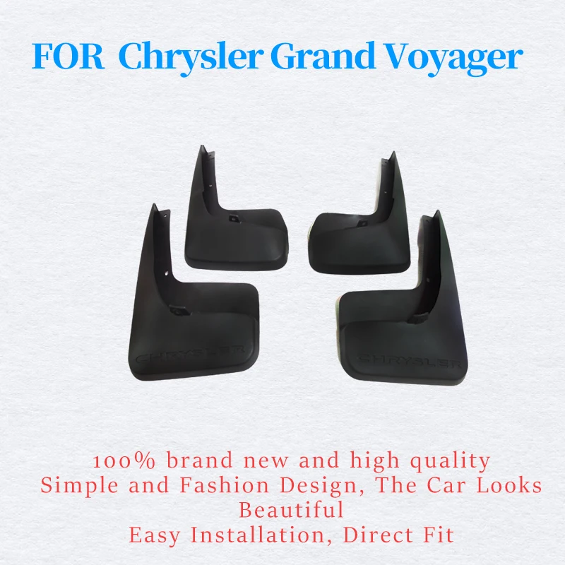 Mudflaps FOR Chrysler Grand Voyager Mudguards Fender Mud Flap Guard Splash Mudguard Fenders car accessories auto styline 4pcs