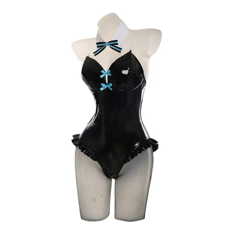 

aaa12 3Sexy Miku 16th Anniversary Cosplay Costume Girls Cute Uniforms Dress Mikuu Lovely Jumpsuit Halloween Bunny Outfits