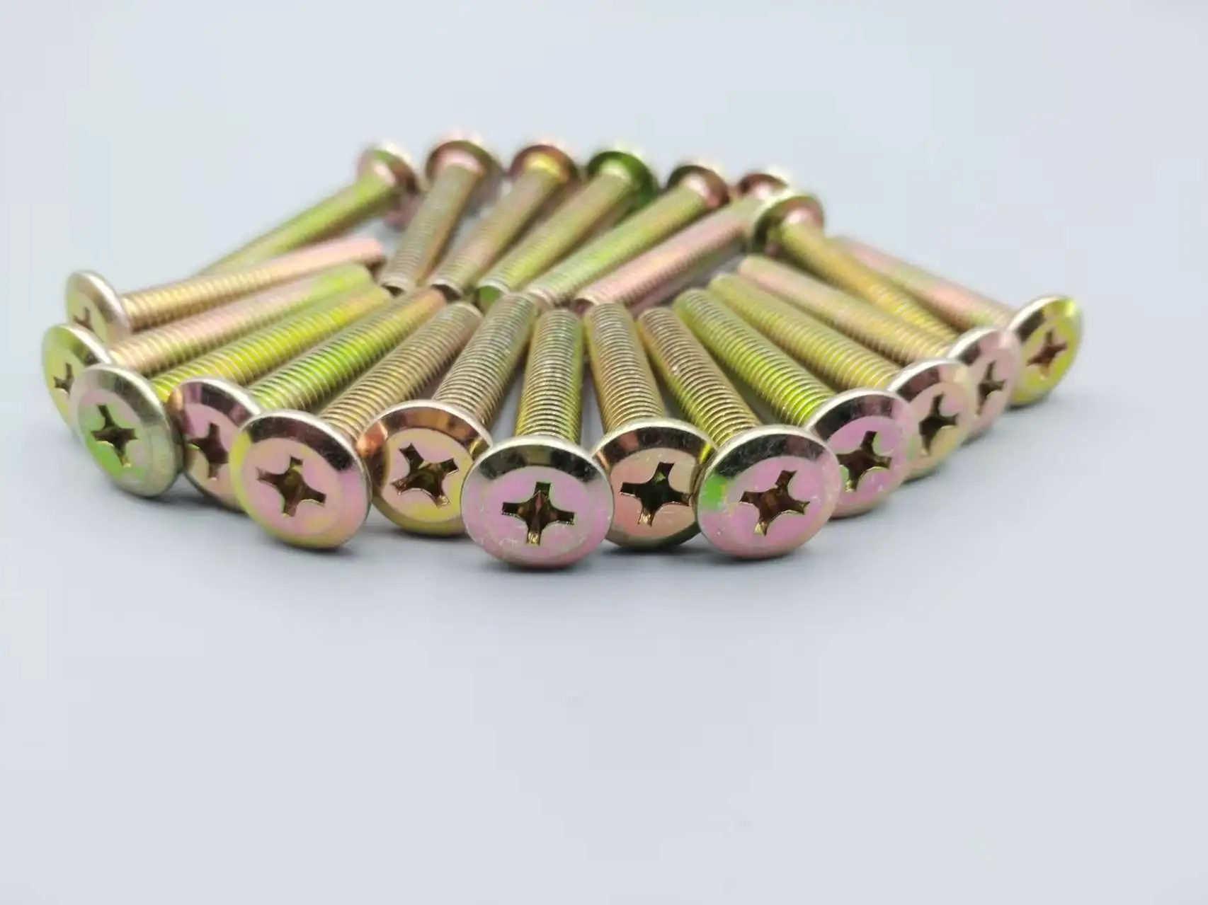 Carbon steel galvanized chamfered cross home furniture screws special screws for home furniture