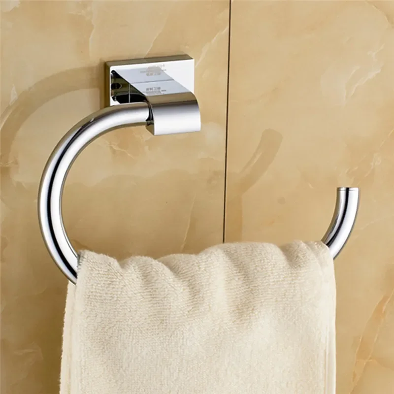 

AUSWIND Brass Bath Towel Rings Gold Towel Ring Towel Holder Antique Polished Luxury Bathroom Accessories Wall Mounted