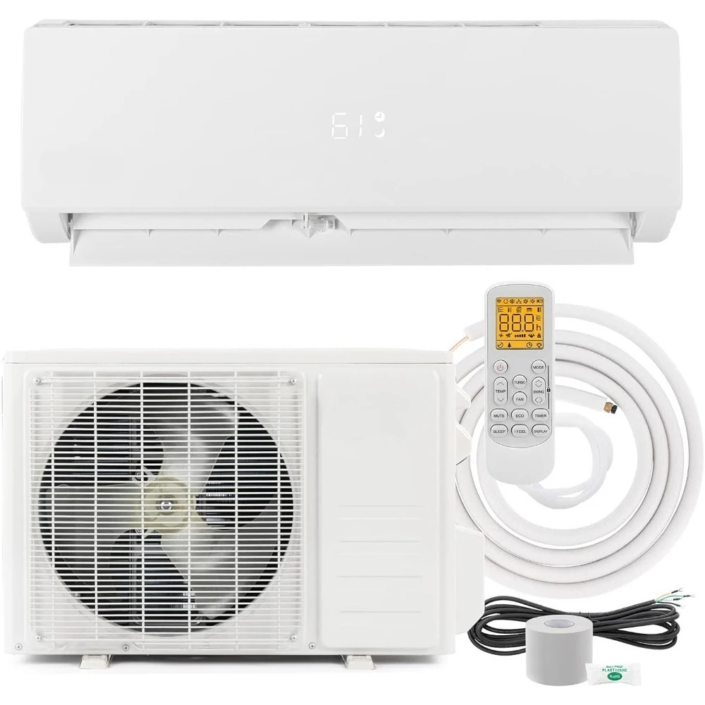 

9,000 BTU Mini Split Air Conditioner & Heater Ductless Inverter System, 19 SEER 115V Split-System Air Conditioning