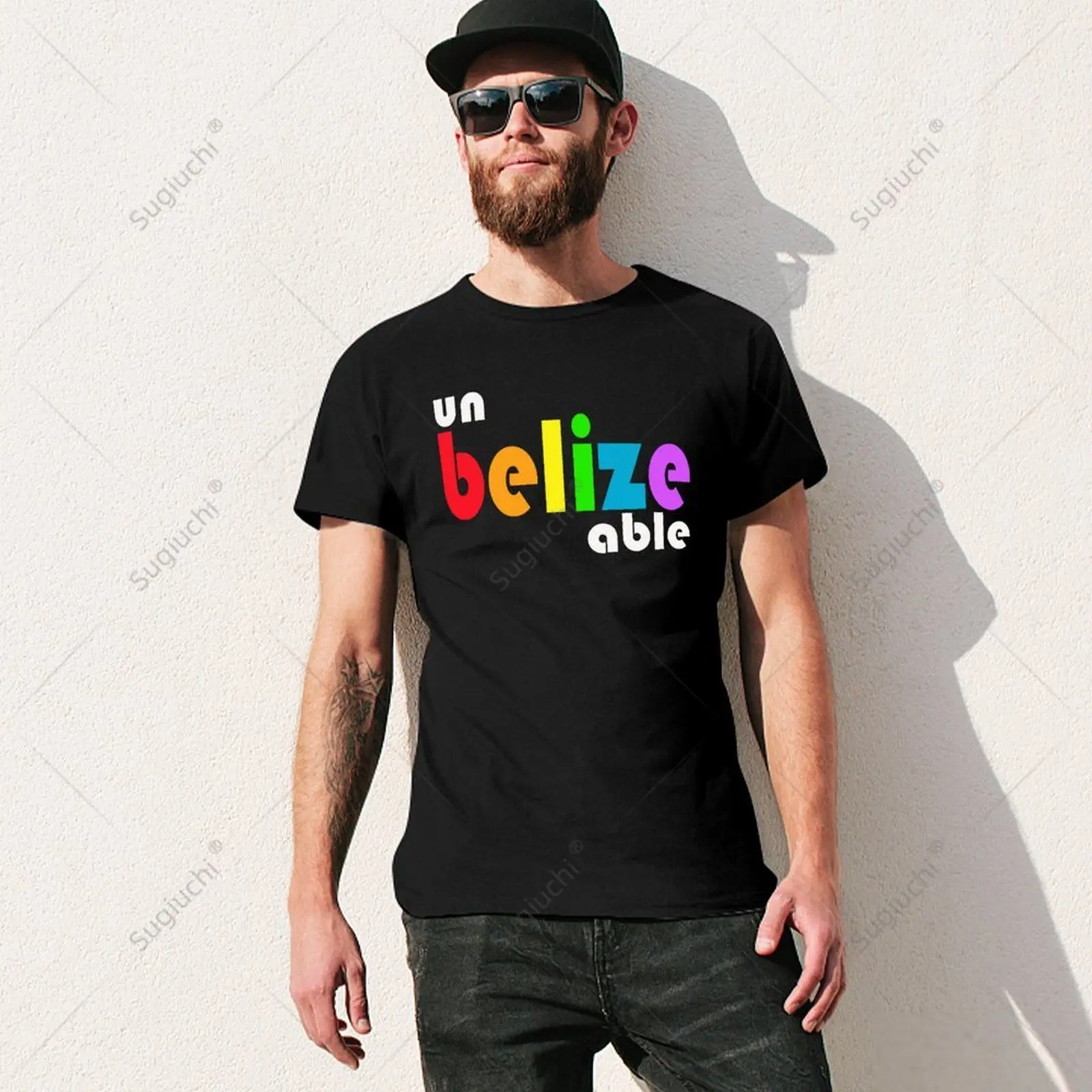 Unisex Men Un bellize Able bellize Central America Tshirt T-shirt kobiety chłopcy 100% bawełniany T-shirt