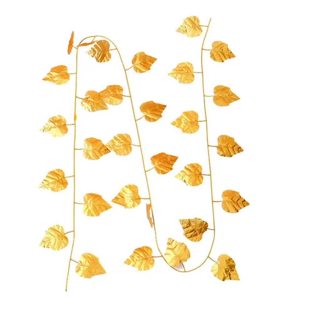 12 قطعة من أوراق الشجر الاصطناعية المقلدة على شكل أوراق شجر ديكور من البلاستيك DIY نباتات معلقة مصنوعة يدويًا ومرنة #4