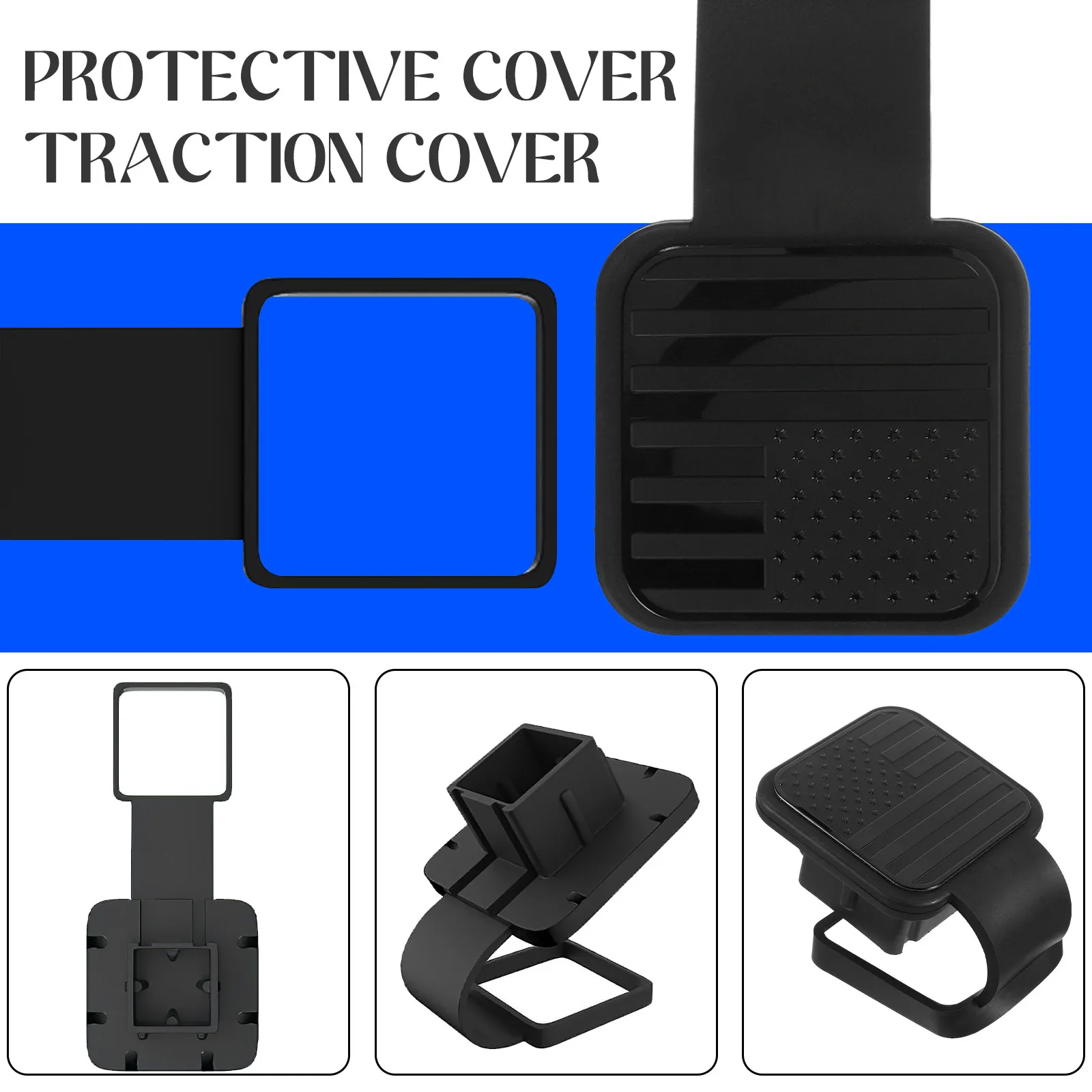 Trailer Hitch Cover Tpu Trailer Hitch Attachment Device Cover Rust Proof Tow Protector Cap Dirt Proof Receiver Tube Plug Car