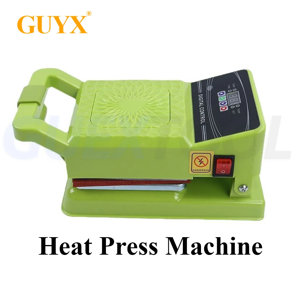 

15 * 15CM домашняя портативная горячая штамповка машина небольшая горячая штамповка машина футболка одежда машина теплопередачи для полиэстеровой ткани/подушки/шляпы/сумки/маски