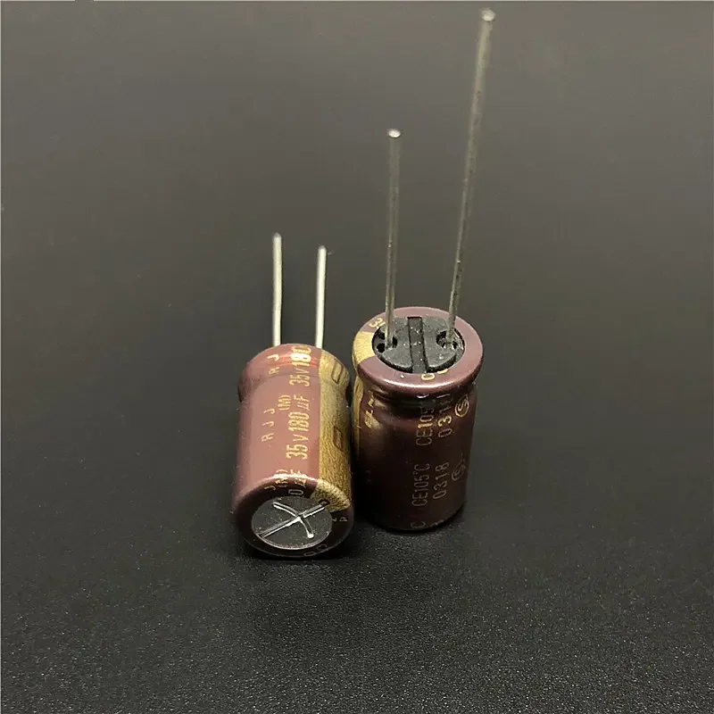 10pcs/100pcs 180uF 35V Japan ELNA RJJ 10x16mm Low Impedance High Reliability 35V180uF Audio grade Capacitor