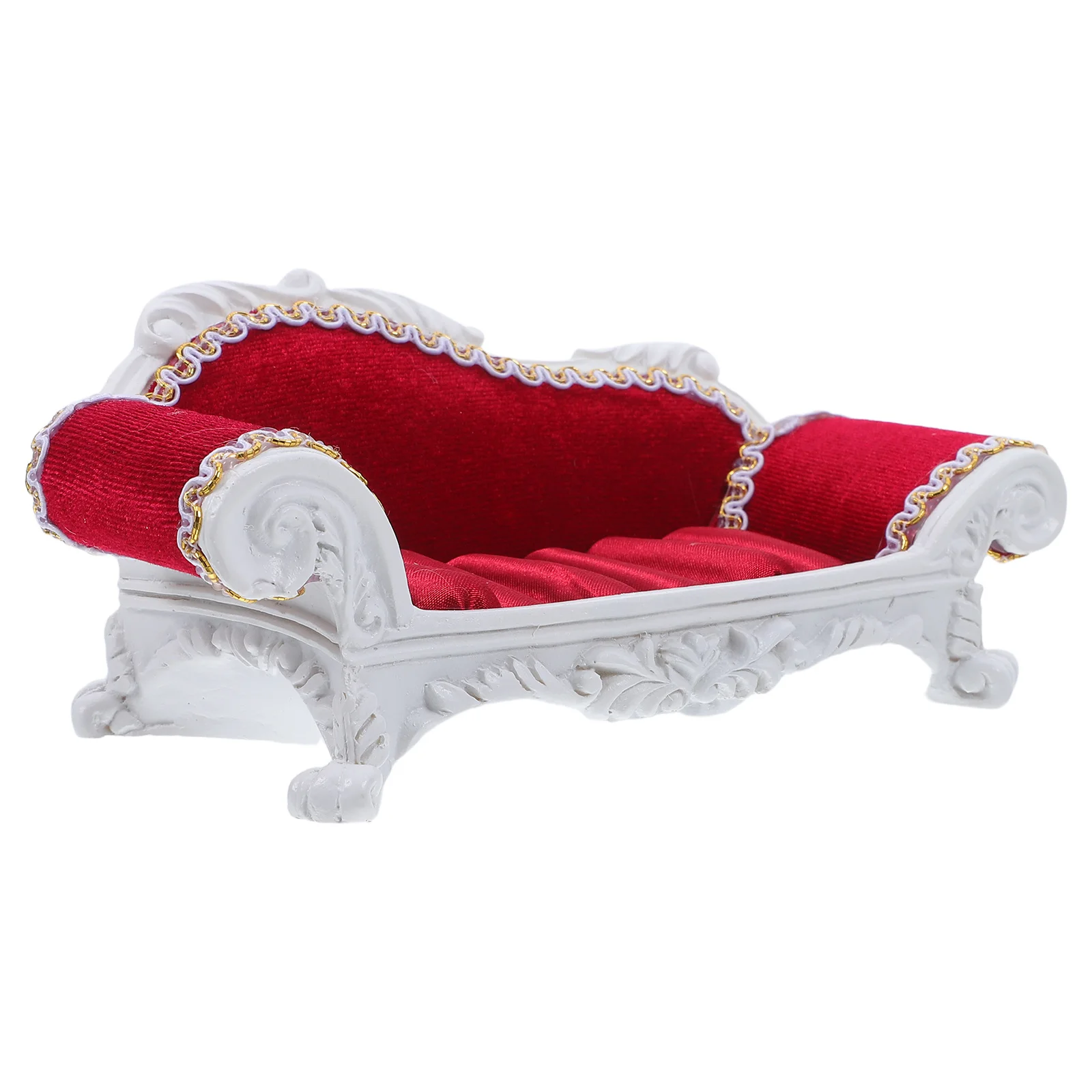 

Decorative Jewelry Display Stand Smooth Finish Ring and Ear Holder Sofa-Shaped Organizer Rack for Dresser Counter Storage