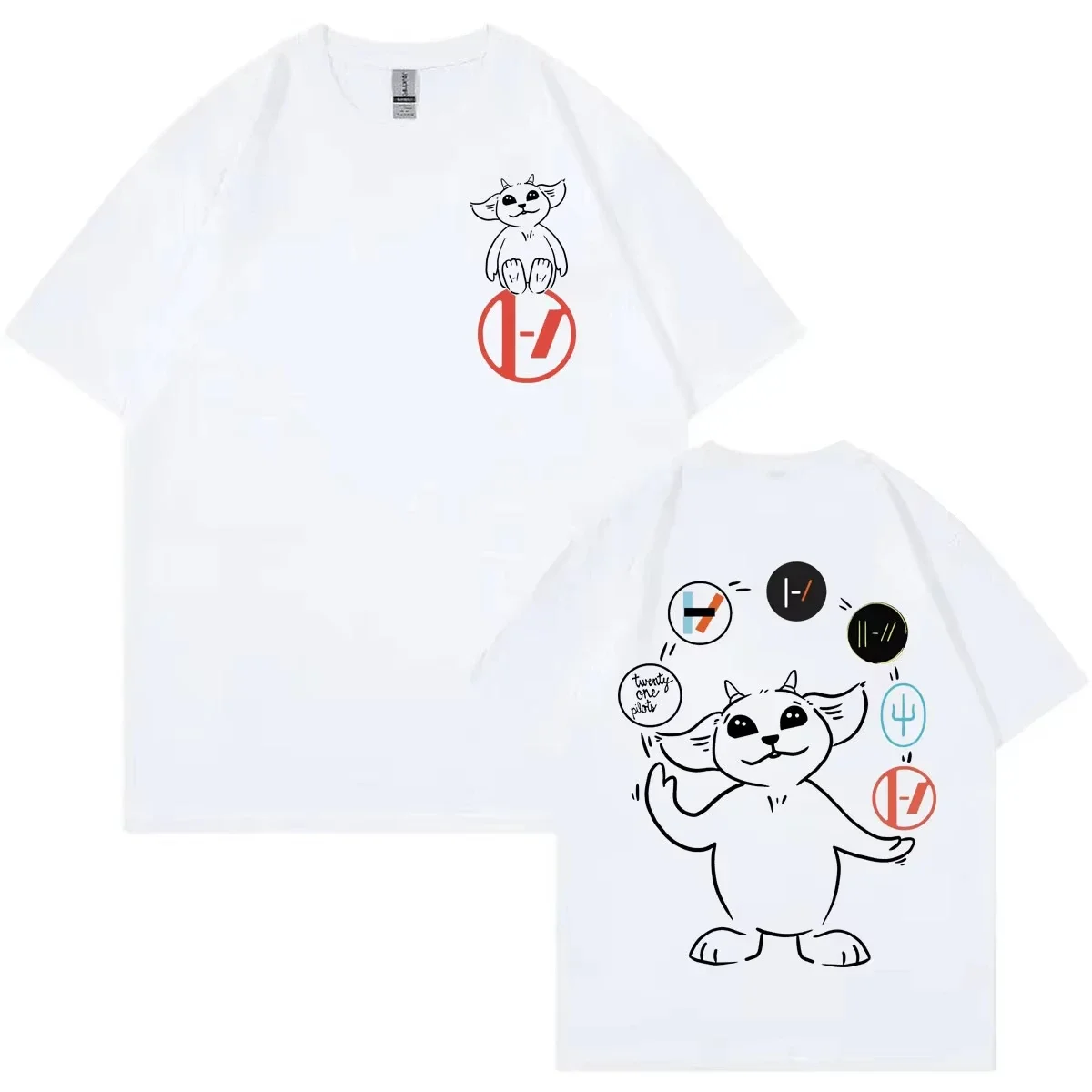 

Twenty One Pilots T Shirts Fashion Rock Hip Hop Short Sleeve Men Women 's Clothing Casual Cotton Streetwear Oversized Loose Tees