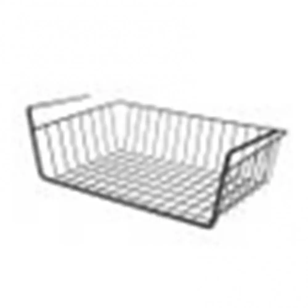 1Pc Metal Iron Cabinet Closet Desk Hanging Mesh Basket Large Capacity Wire Bookcase Shelf Rack Kitchen Organizer