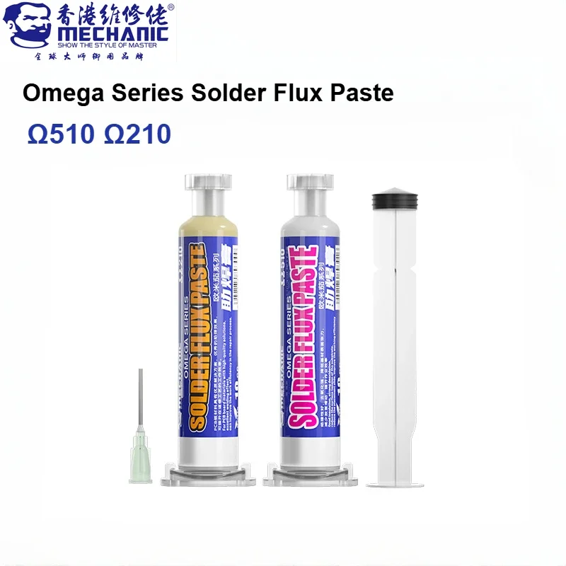 MECHANIC 510 210 Flux Paste No-clean Flux Solder Oil Welding CPU Disassembly Assembly Special BGA Repair Flux Paste Needle Tube