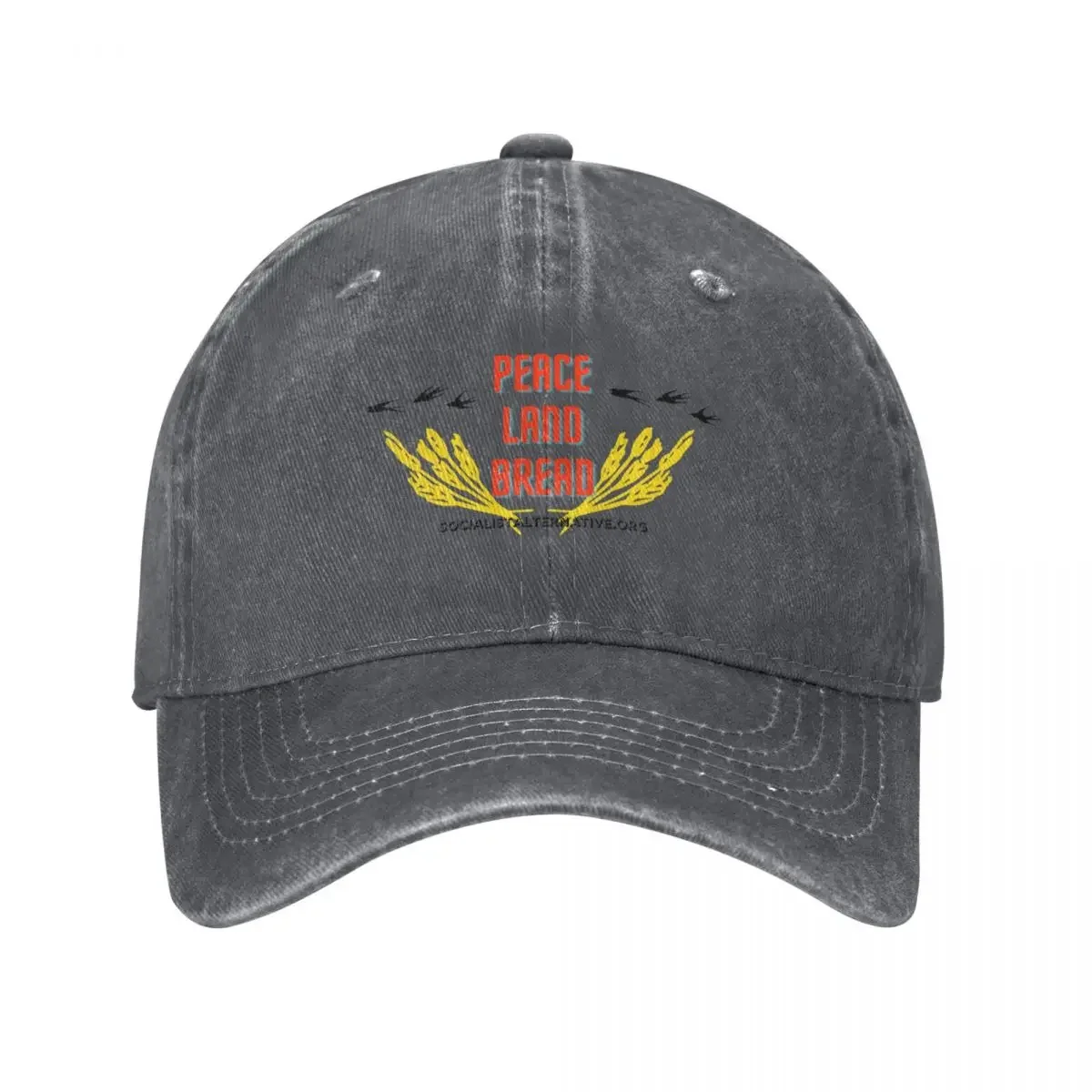 

Peace, land, bread Baseball Cap Golf Cap Hood New Hat Women Men's