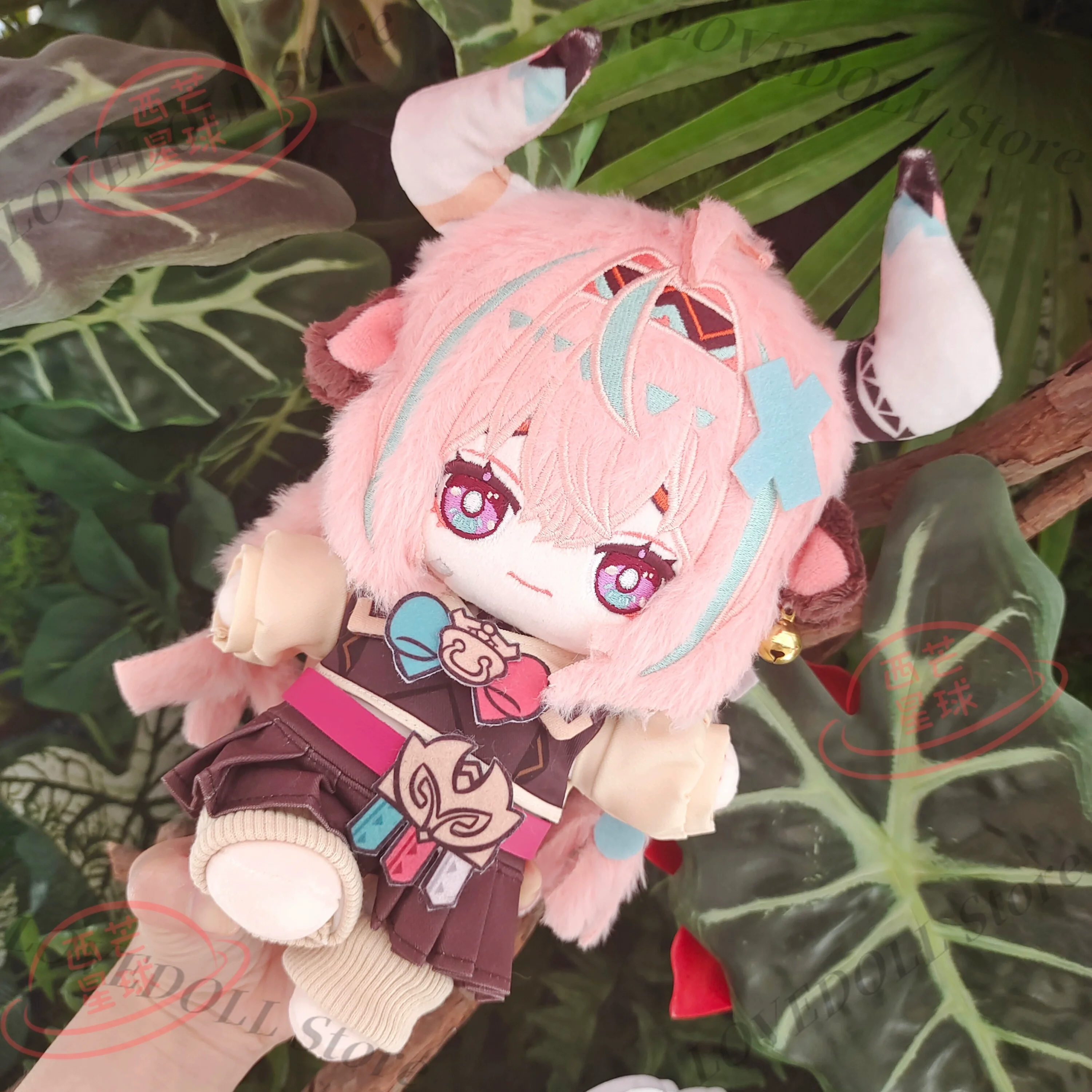 

20 см Varesa Honkai: Star Rail Game Косплей Плюшевая кукла Обычное тело Одежда Kawaii Кроличий мех Плюшевые мягкие рождественские подарки