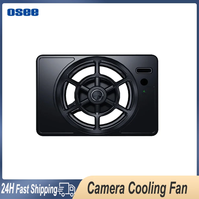 

OSEE Camera Cooling Fan Cooling System Reduce Heat Buit-in Battery for Canon Sony Fuji Panasonic Cameras Live Broadcast Radiator