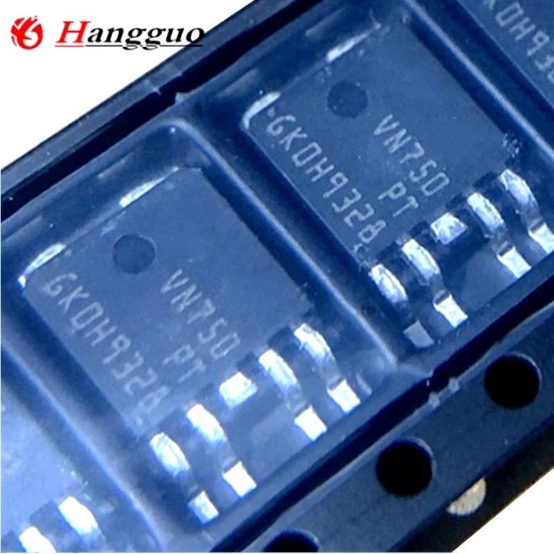 10PCS/LOT  Brand new original VN750B5 VN750 VN750-B513TR TO-263 High-side driver chip chip TO-263 6A/36V driver chip