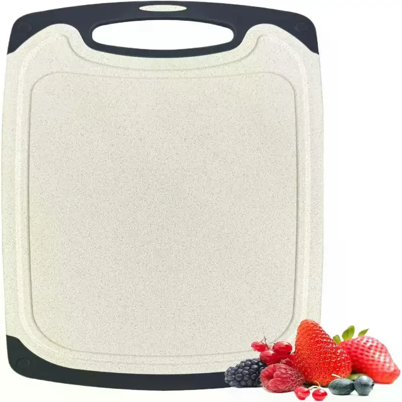 1PCS Kitchen Household Imitation Marble Can Hang Non-slip Classification Vegetables Meat Fruit Multi-functional Cutting Board