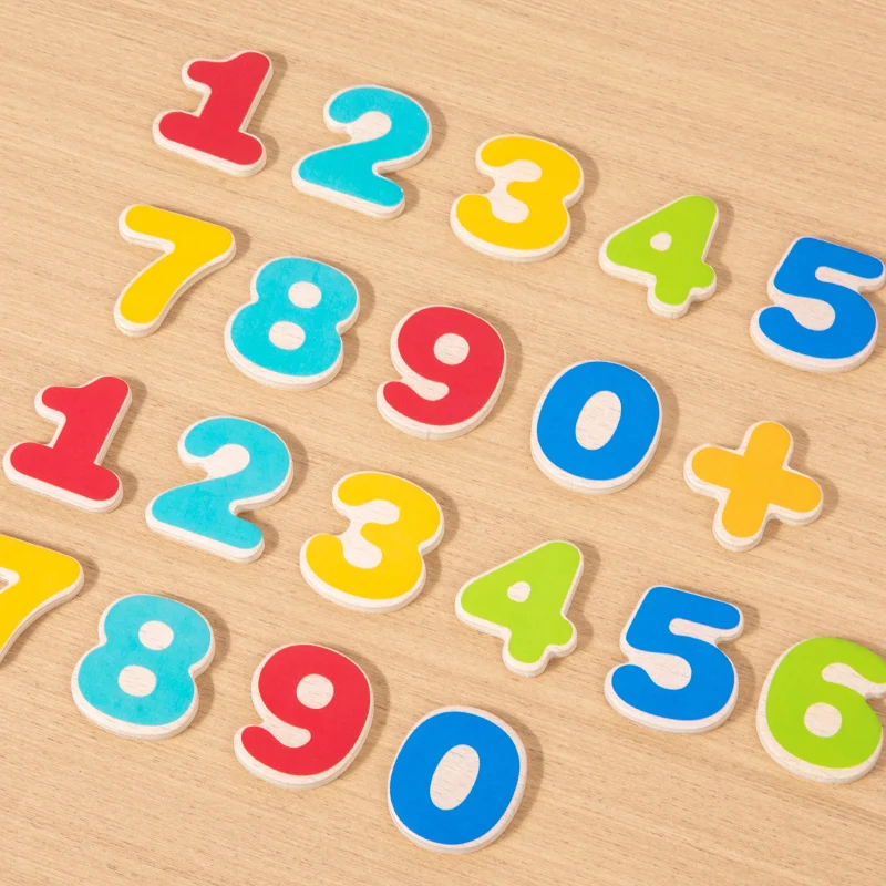 Montessori adição e subtração de números brinquedos matemáticos para crianças cor cognição aprendizagem placa brinquedos jogo de contagem de madeira
