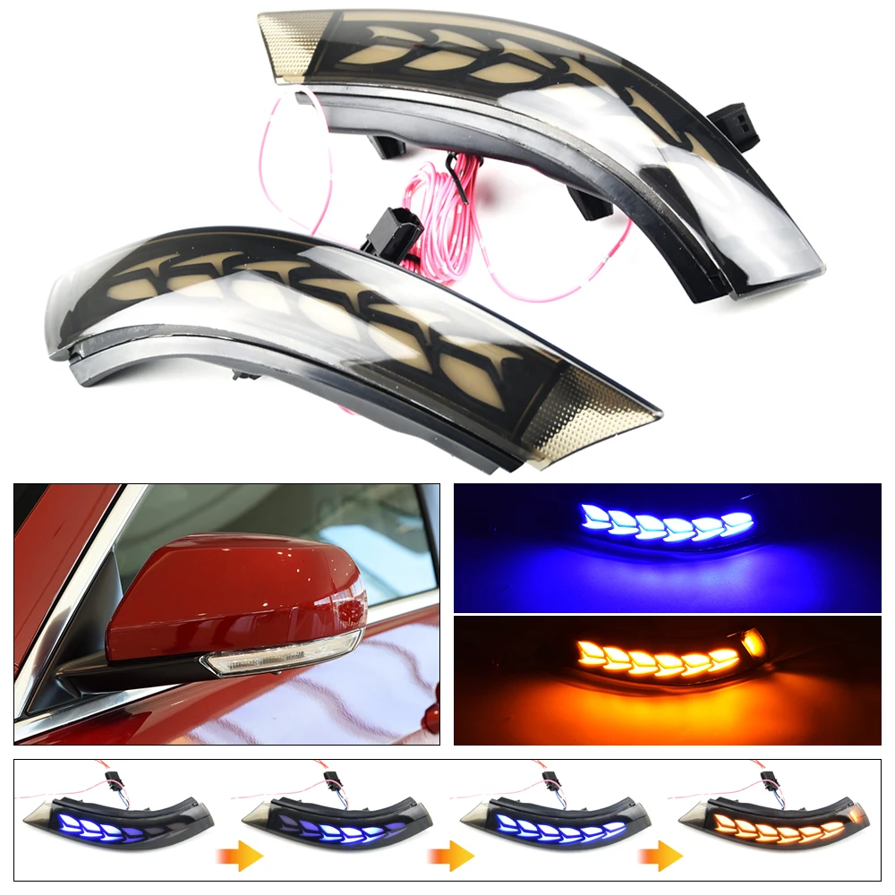 

Car Dynamic Turn Signal Light LED Side Mirror Indicator Blinker Lamp For Cadillac ATS ATS-V 2013-2019 CT4 CT4-V 2020-2022