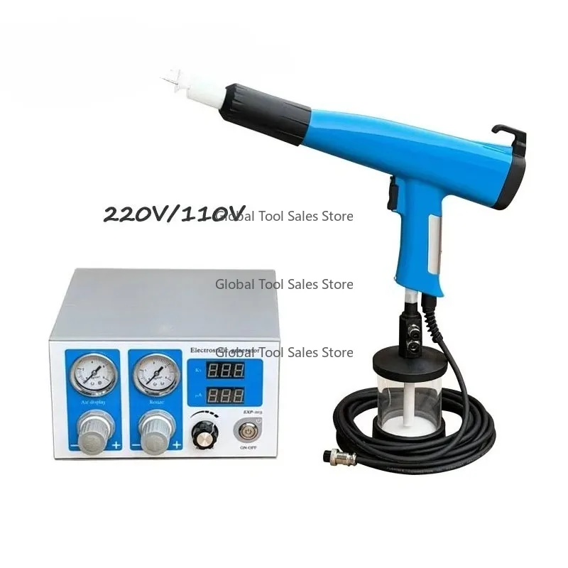 ماكينة طلاء المسحوق الكهروستاتيكي الرقمية 220 فولت 110 فولت مع كوب اختبار G.un لطلاء المسحوق اليدوي #6