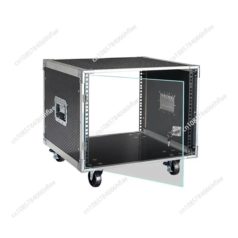 For KTV Audio Chassis Rack Case, 8U 10U 12U 16U Amplifier Cabinet, Portable Flight Case for Mixer Use - view 5