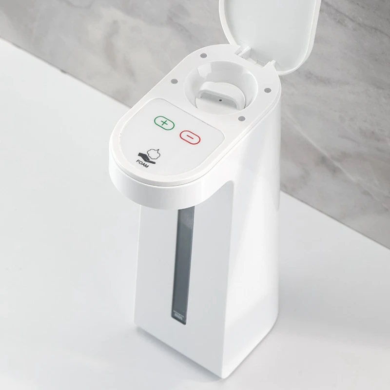 Mới Bình Đựng Xà Phòng Tự Động Cảm Biến Thông Minh Da Màu Tay Máy Di Động Cảm Biến Hồng Ngoại Giặt Tay Máy Nhà