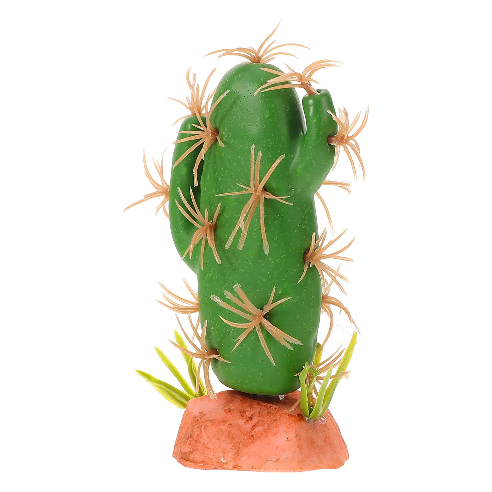 Reptile Terrarium Accessories Animal Artificial Plants Fake for Reptiles Habitat Decor False Cactus Succulent Habitats