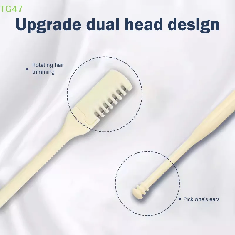 

[HM] Набор из 3-х триммеров для удаления волос в носу с вращением на 360 градусов, безопасный портативный ручной триммер для мужчин и женщин