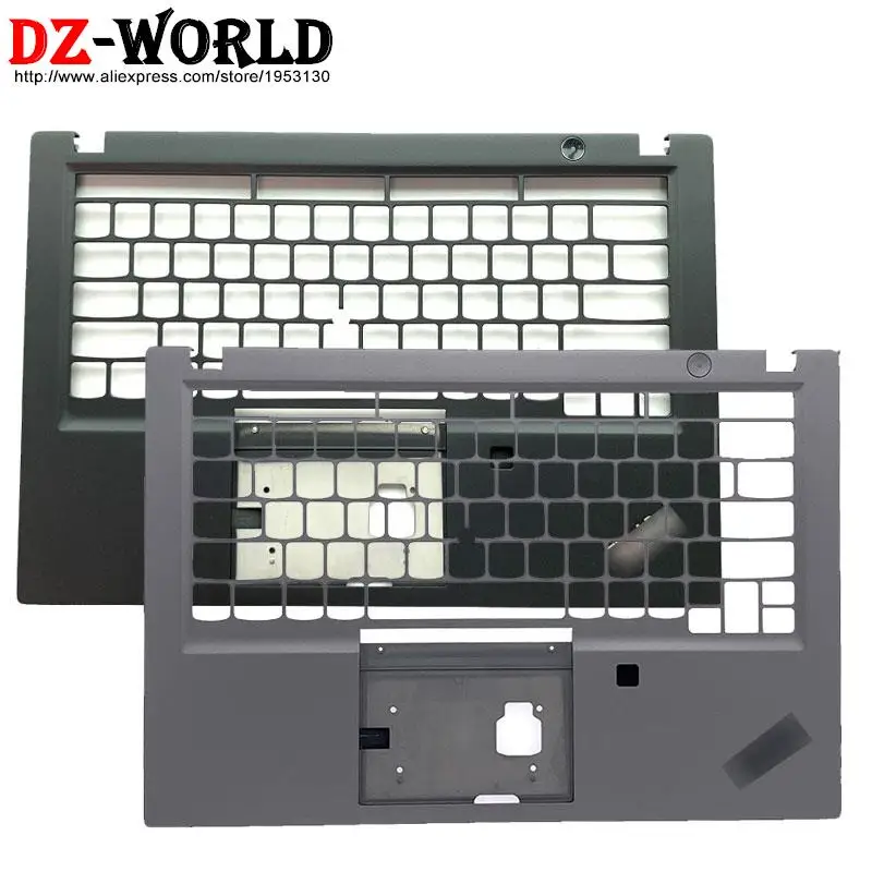 New/Orig C Cover Palmrest Upper Case US UK Version Keyboard Bezel W/FPR Hole for Lenovo Thinkpad T490s T495s T14s Gen1 Laptop