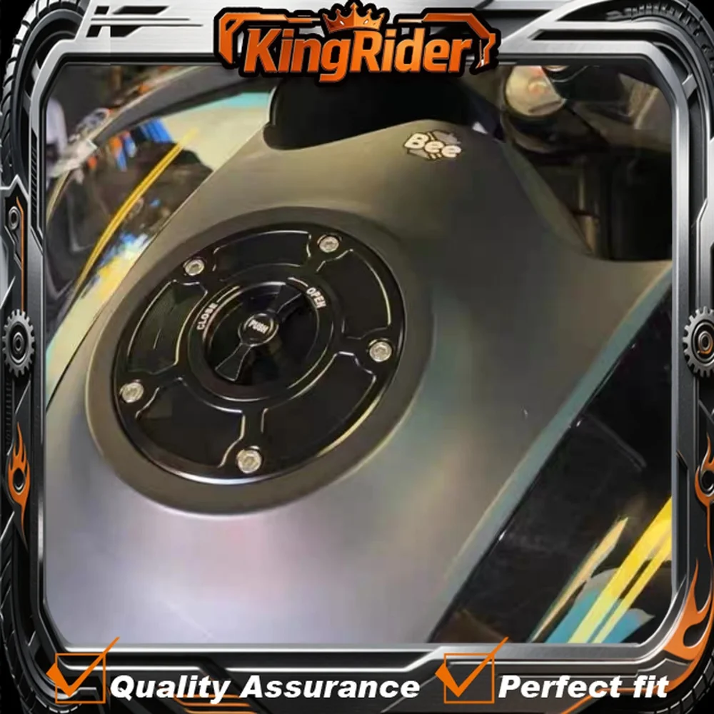 Quick-release fuel tank cap for 450NK and 800NK motorcycles, CNC fuel tank cap, aluminum alloy keyless motorcycle accessories.