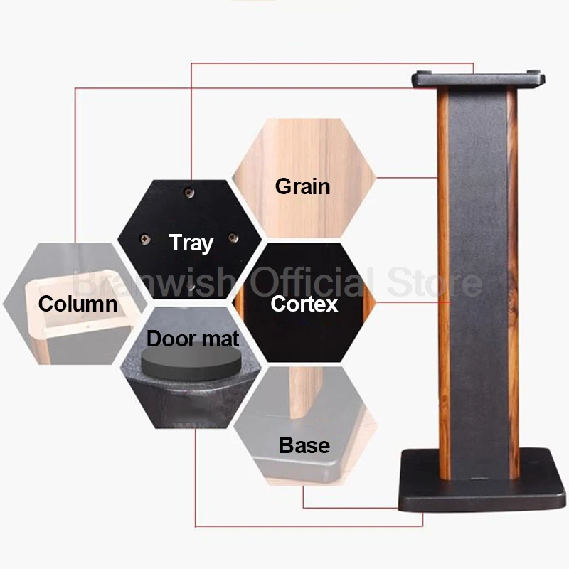 50-80 سنتيمتر حامل مكبر الصوت MDF رف الصوت مكبرات الصوت عبر الأقمار الصناعية حامل الرمال ملء مكبر الصوت دعم ل DJs المسرح المنزلي قوس