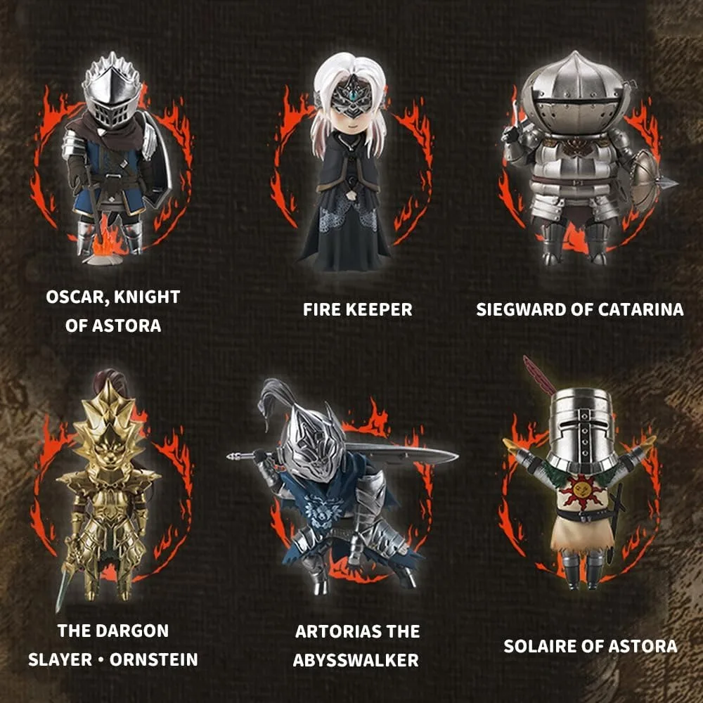 Firelink DkSouls Série 1 Figuras de Caixa Cega, Design Aleatório Figuras Bonitos Brinquedos Colecionáveis Presentes de Aniversário