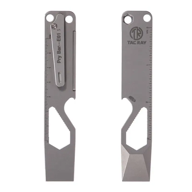 1Pc Titanium Alloy Multifunctional Pry Bar Edc Portable Outdoor Multifunctional Tool