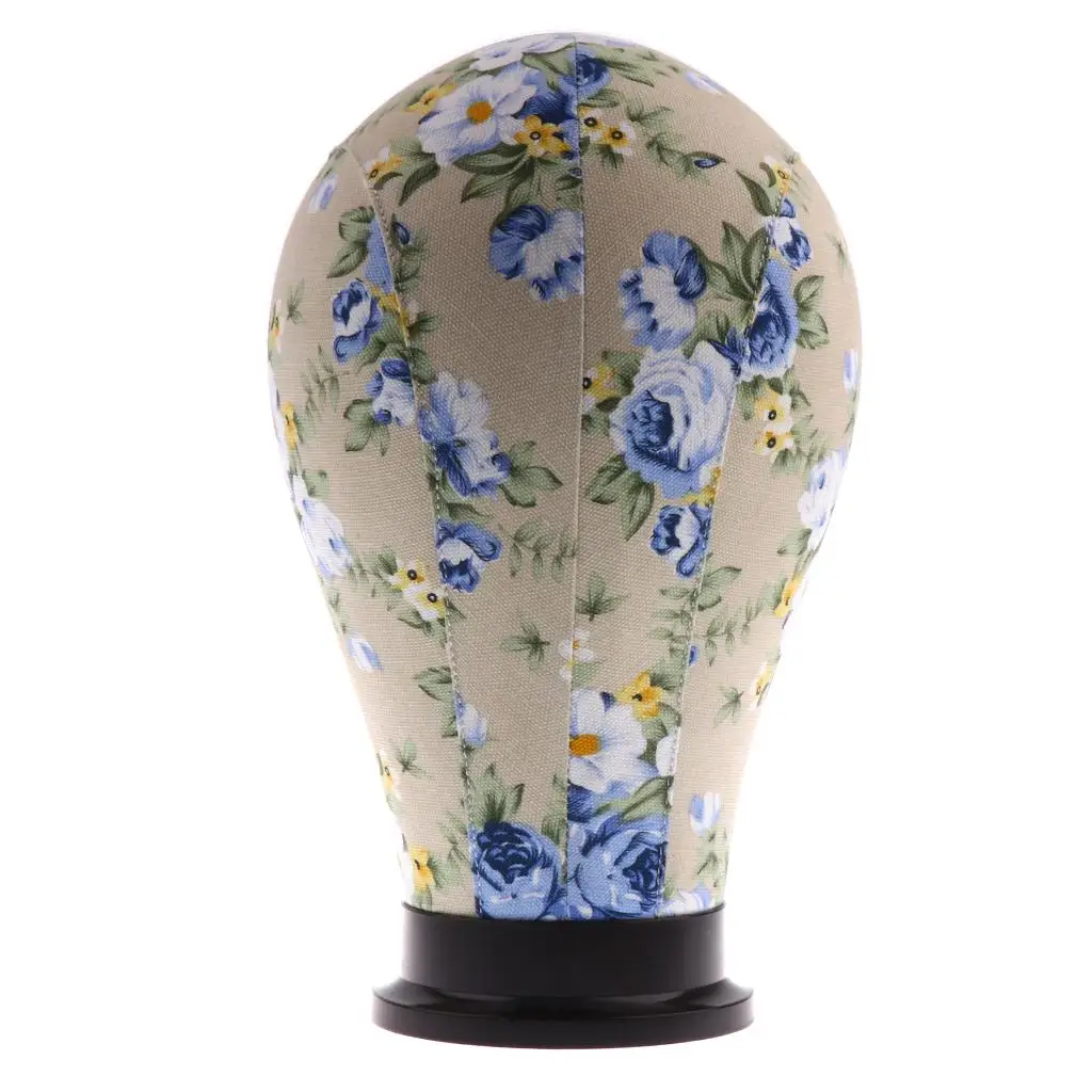 

Canvas Manikin Head Durable Wig Making Block Head Mannequin Head Display Stand for Salon Hairstyling and Jewelry