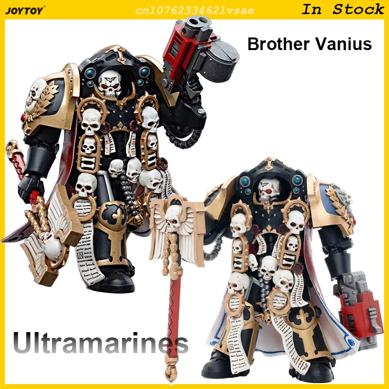 JOYTOY Warhammer 40K Terminator Chaplain Brother Vanius 1/18 Action Figure 12 ซม.ตุ๊กตา Legion XIIIth คอลเลกชันของเล่นของขวัญ