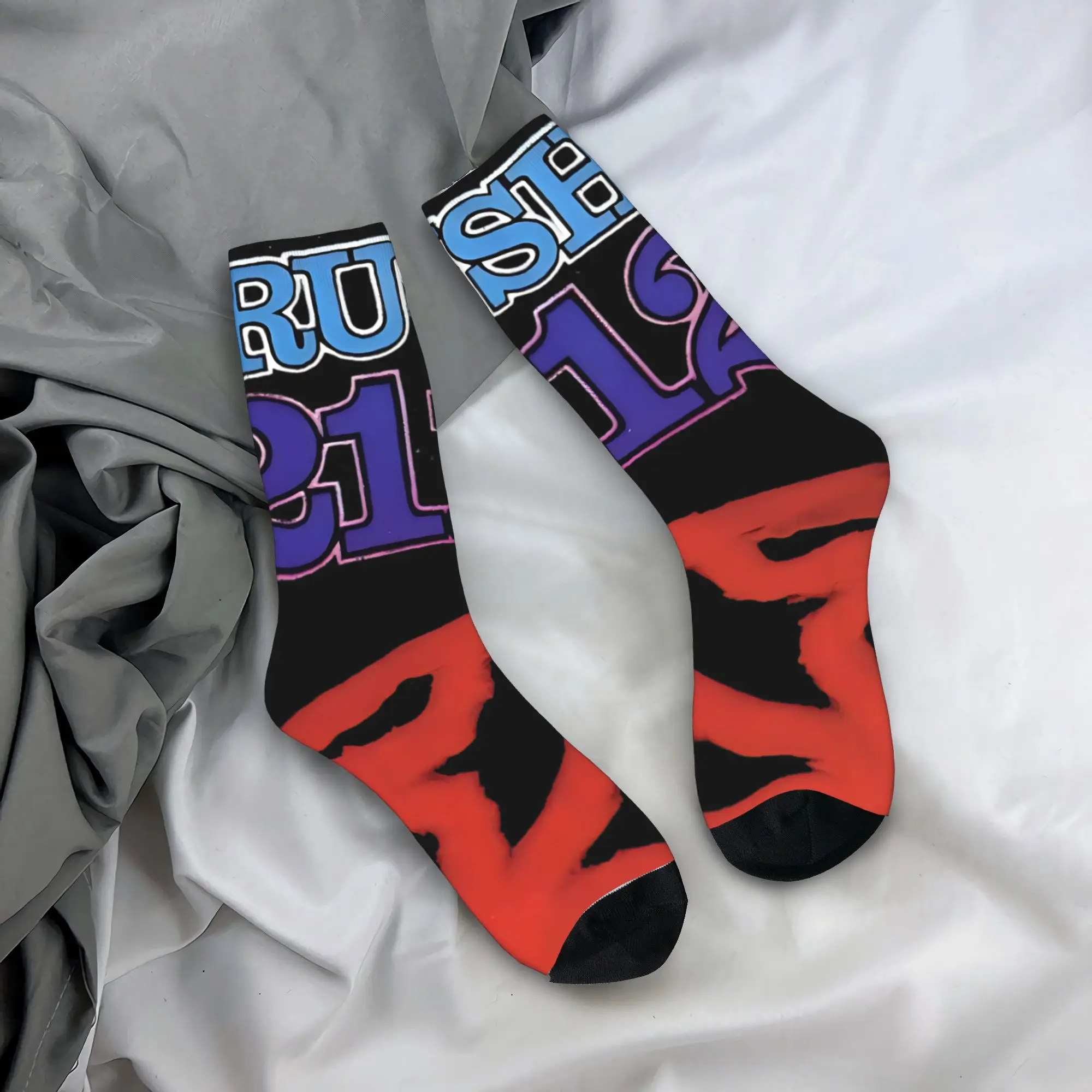 Rush Rock Band  Socks  Casual Stockings Men's Comfortable Outdoor Socks Spring Custom Anti Bacterial Socks